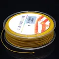 Spool of durable golden nylon jewelry thread 0.4mm for DIY bracelet making and weaving - 0.8mm 72# Jade Cord / Earthy Yellow
