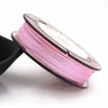 0.85mm pink iridescent jade thread for DIY jewelry making and bracelet weaving projects - Approximately 0.8mm / Pink(06)