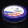 Blue 0.4mm jewelry cord on a clear spool for DIY hand-woven jewelry making crafts - 0.8mm 72# Jade Cord / Sapphire Blue