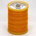 0,65 mm orangefarbene südamerikanische gewachste Garnspule für DIY-Schmuck und Armbänder - Wachskordel (N608) / 0.65mm / Goldgelb