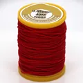 Hochwertiges 0,65 mm rotes handgewachstes Garn für DIY-Schmuck und Flechtarbeiten - Wachskordel (N602) / 0.65mm / Rot