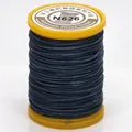 0,65 mm dunkelblauer gewachster Faden für DIY handgefertigten Schmuck und Weben - Südamerikanische Wachskordel (N626) / 0.65mm / Dunkelgrau