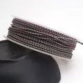 High-quality 1.5mm two-tone dragon pattern braided cord for jewelry making on white spool - Dark Purple and Teal Green Dragon Cord (81#) / 1.5mm / 10 Meters Per Roll