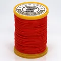 0,65 mm roter gewachster Faden für handgefertigten Schmuck und DIY-Bastelprojekte - Südamerikanische Wachskordel (N606) / 0.65mm / Orangerot
