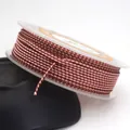 1.5mm pink and brown dragon pattern braided cord on spool for DIY jewelry making crafts - Pink Brown and Dark Brown Dragon Cord (44#) / 1.5mm / 10 Meters Per Roll