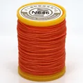 Orangefarbener 0,65 mm gewachster Faden für DIY-Schmuckherstellung auf Spule - Südamerikanische Wachskordel (N646) / 0.65mm / Aprikosenrosa