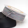 1.5mm pink and blue dragon pattern braided cord for DIY jewelry making necklaces - Pink and Sky Blue Dragon Cord (46#) / 1.5mm / 10 Meters Per Roll