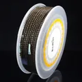 2.0mm black and gold silk braided Milanese cord for DIY bracelets and necklaces - Approx. 2.0mm / 8m/Roll / Dark Coffee