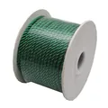 3.0mm shiny green braided rope for DIY jewelry and packaging projects - 3mm / Green