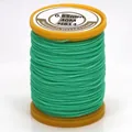 Mintgrüner 0,65 mm südamerikanischer Wachsfaden für DIY-Schmuckherstellung und Basteln - Südamerikanische Wachskordel (N614) / 0.65mm / Rosa & Grün
