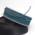 1.5mm dragon pattern braided cord in bicolor blue and green for DIY jewelry making - Blue and Grey Green Dragon Cord (79#) / 1.5mm / 10 Meters Per Roll