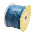 Blue 3.0mm twisted braided cord Milan rope for DIY jewelry making and gift packaging - 3mm / Sky Blue