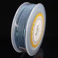 2.0mm sky blue and gold metallic Milan braided cord for DIY jewelry bracelet making - Approx. 2.0mm / 8m/Roll / Light Blue