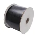 Black 3.0mm braided Milan cord roll on spool for DIY jewelry craft and packaging - 3mm / Black