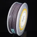 High-quality 2.0mm purple and gold metallic braided cord for DIY jewelry making - Approx. 2.0mm / 8m/Roll / Purple