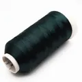 Bobina de hilo de nylon de seda helada de alto brillo verde oscuro de 3 cabos para bricolaje - 3 cabos / Verde Tinta Oscuro