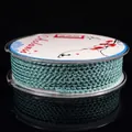 Cordoncino intrecciato metallico ottanio da 2,5 mm per la creazione di gioielli fai da te - blu-verde