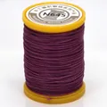 Hochwertiger 0,65 mm violetter südamerikanischer gewachster Faden für DIY Schmuck - 0.65mm / Fuchsie