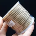3mm gold braided cord for DIY necklace pendants, 8m per reel with core reinforcement - Approximately 3mm / Dark Beige