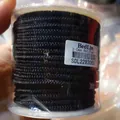 Υψηλής ποιότητας μαύρο πλεκτό κορδόνι 3mm για κατασκευή κοσμημάτων DIY σε ρολό 8m - 8m/Ρολό / Μαύρο