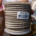 Πλεχτό κορδόνι 3mm σε σαμπανιζέ χρυσό για DIY κοσμήματα σε καρούλι των 8 μέτρων. - 8m/Ρολό / Μπεζ