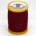0,65 mm weinrote handgefertigte Wachsgarnspule für DIY-Schmuck und Bastelprojekte - Südamerikanische Wachskordel (N604) / 0.65mm (40M) / Tiefes Rosenrot