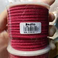 Κόκκινο πλεκτό κορδόνι 3mm Bedlin για χειροποίητα κοσμήματα DIY, καρούλι 8 μέτρων - 8m/Ρολό / Τριανταφυλλί