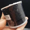 3mm black braided cord for DIY necklace and pendant jewelry making - Approximately 3mm / Black