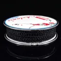 Cordino intrecciato a 4 fili nero 2,5 mm per creazione gioielli, collane e bracciali fai-da-te - Nero