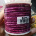 3mm μωβ πλεκτή κλωστή για χειροποίητα βραχιόλια και κολιέ - 8m/Ρολό / Βουργουνδί