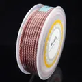 2.0mm pink gold silk Milan cord for DIY jewelry making, wound on a sturdy spool - Approx. 2.0mm / 8m/Roll / Lotus Pink