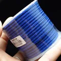 3mm bright blue braided nylon cord on a spool for DIY necklace pendants. - Approximately 3mm / Sapphire Blue