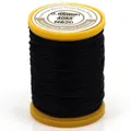 0,65 mm schwarze gewachste Schnur für handgefertigten Schmuck und Bastelprojekte DIY - Südamerikanische Wachskordel (N620) / 0.65mm (40M) / Schwarz