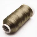 Hilo de seda de hielo de nylon de 3 cabos oro oliva brillante para borlas DIY y bordado - 3 cabos / Tostado