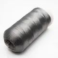 Hilo de seda de hielo gris plateado de alto brillo profesional para borlas y bordados DIY - 3 cabos / Gris Oscuro (29#)