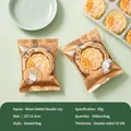 Mid-Autumn Moon Rabbit gold heat-seal plastic packaging bag for mooncakes, 10x13.5cm size - Moon Rabbit Time (Mixed Patterns) / 10*13.5cm (100 Pieces/Pack)