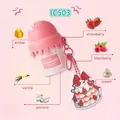 Profumo dolce alla fragola a forma di gelato per donna con un ciondolo decorativo - Gourmet alla Fragola (IC503)