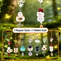 Lot de sept jolis pendentifs de boîte aveugle chat pour sacs - Style Aléatoire / 1 Pièce