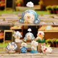 Collezione di 7 graziose statuette di gatti blind box per decorazione tavola e regali da sogno - Uno a Caso / Stazione Meteorologica per Gatti (0333)