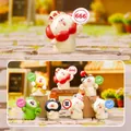 Complete set of 7 cute cat blind box figures including 6 regular and 1 hidden style - Fingertip Cat Word Judge (0338) / Set of 6