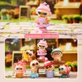 Full set of cute cat theme blind box figurines with dreamy garden background - Little Siamese Leisure Time - Full Set