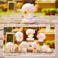 Collection set of cute sheep blind box figurines featuring six regular and one hidden style - Lucky Sheep - Full Set