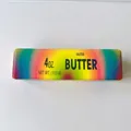 Colorful rainbow butter-shaped squishy toy for stress relief with slow rebound effect - Rainbow Bar Style / 14cm / Colorful