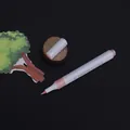 Premium pink acrylic marker featuring a triangular barrel for comfortable drawing - Brush Tip / Light Pink