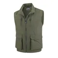 Men's outdoor cargo fishing vest with multiple pockets and quick-dry fabric - M / Tops / Army Green