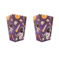Paar feestdoosjes met astronauten- en ruimtethema voor kinderverjaardagsfeestjes - Astronaut Popcorn Dozen (6 Stuks) / Set van 6