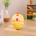 Figurine de poussin jaune culbuto adorable pour décoration de bureau chambre d'enfant - Ornement en Résine / Culbuto Petit Poussin (1199-6) / Jaune