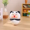 Figurine culbuto panda mignonne pour décoration de bureau et ornement de chambre - Ornement en Résine / Culbuto Panda (1199-6) / Noir et Blanc