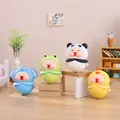 Lot de quatre mignonnes décorations d'animaux de dessin animé pour bureau - Ornement Culbuto Animal (1199-6) / Lot de 4