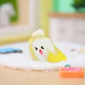 Figurine créative en résine de fantôme banane jaune criant pour décoration de bureau - Ornement de Pudding à la Banane Rigolo (3078)